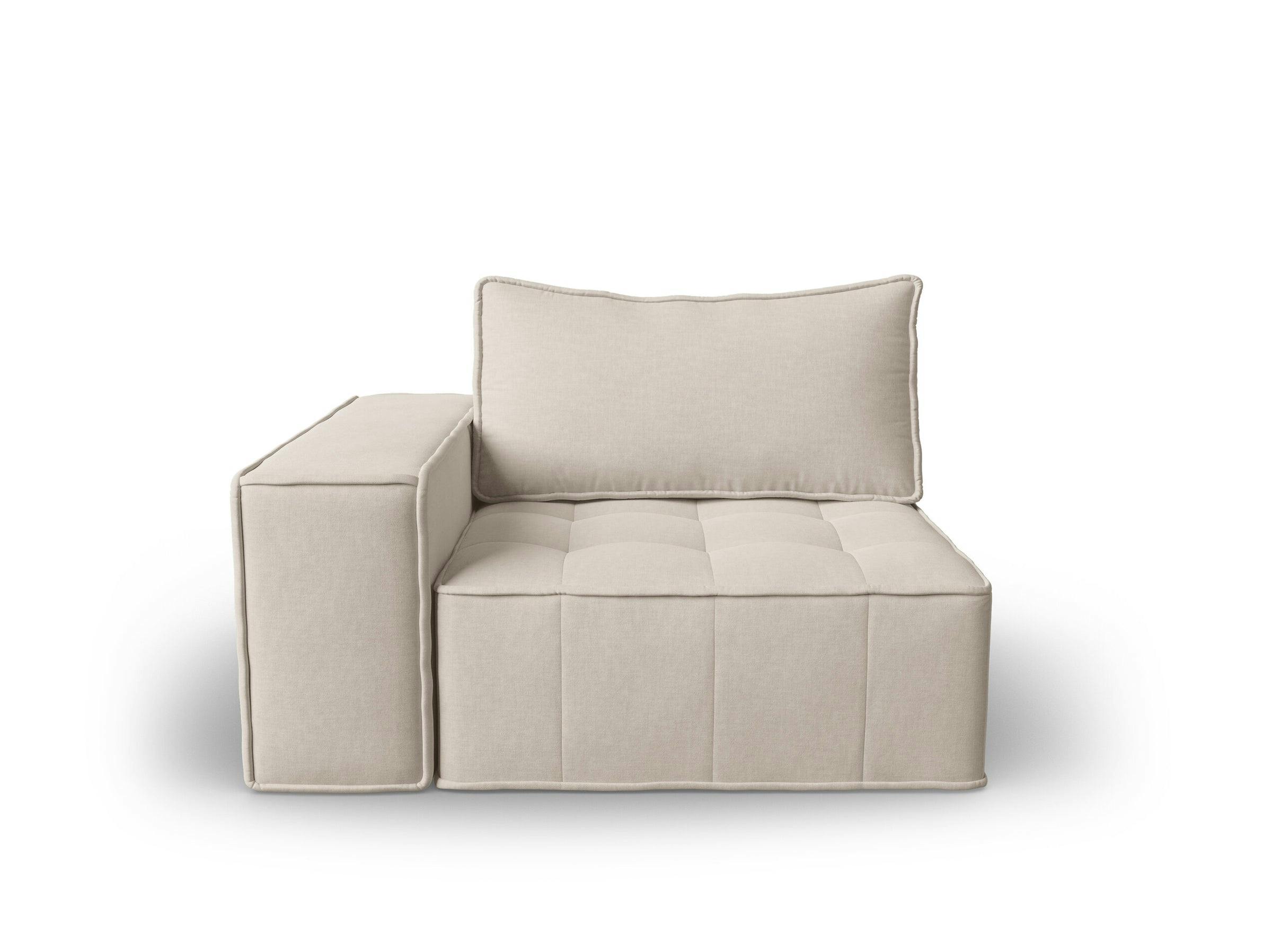 Mike sofas structured fabric beige