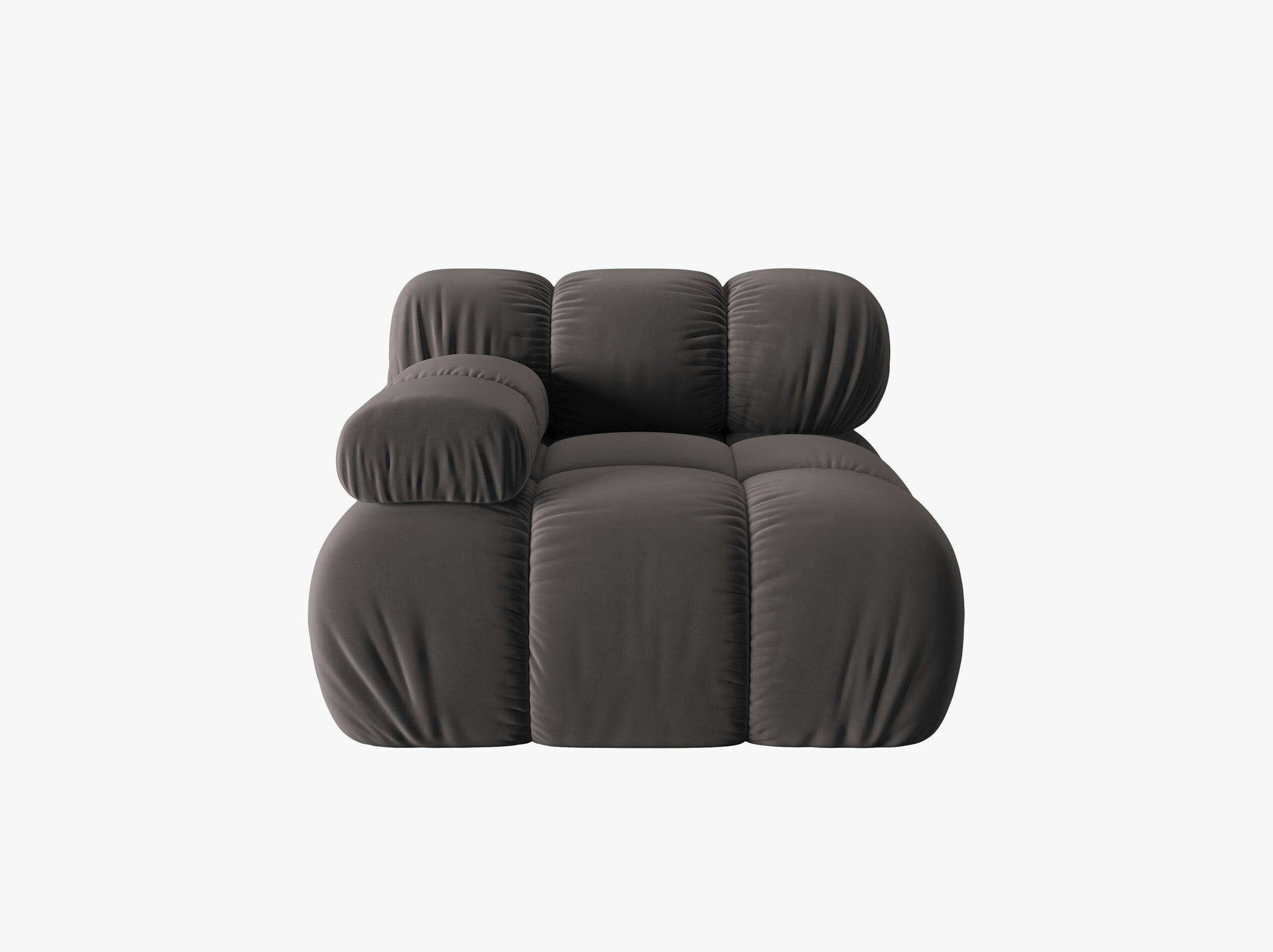 Bellis sofas velvet dark grey