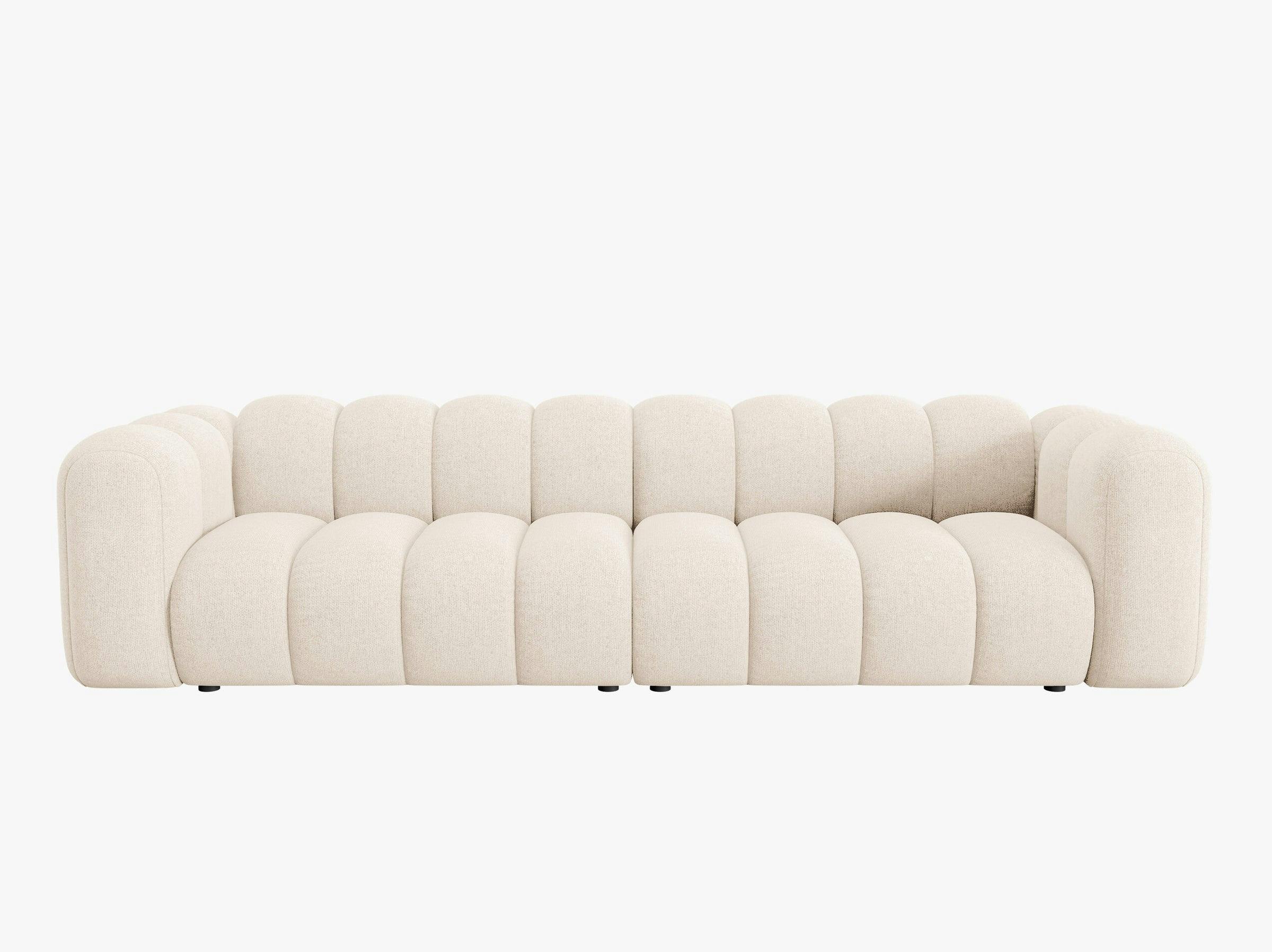 Lupine sofás chenilla beige claro
