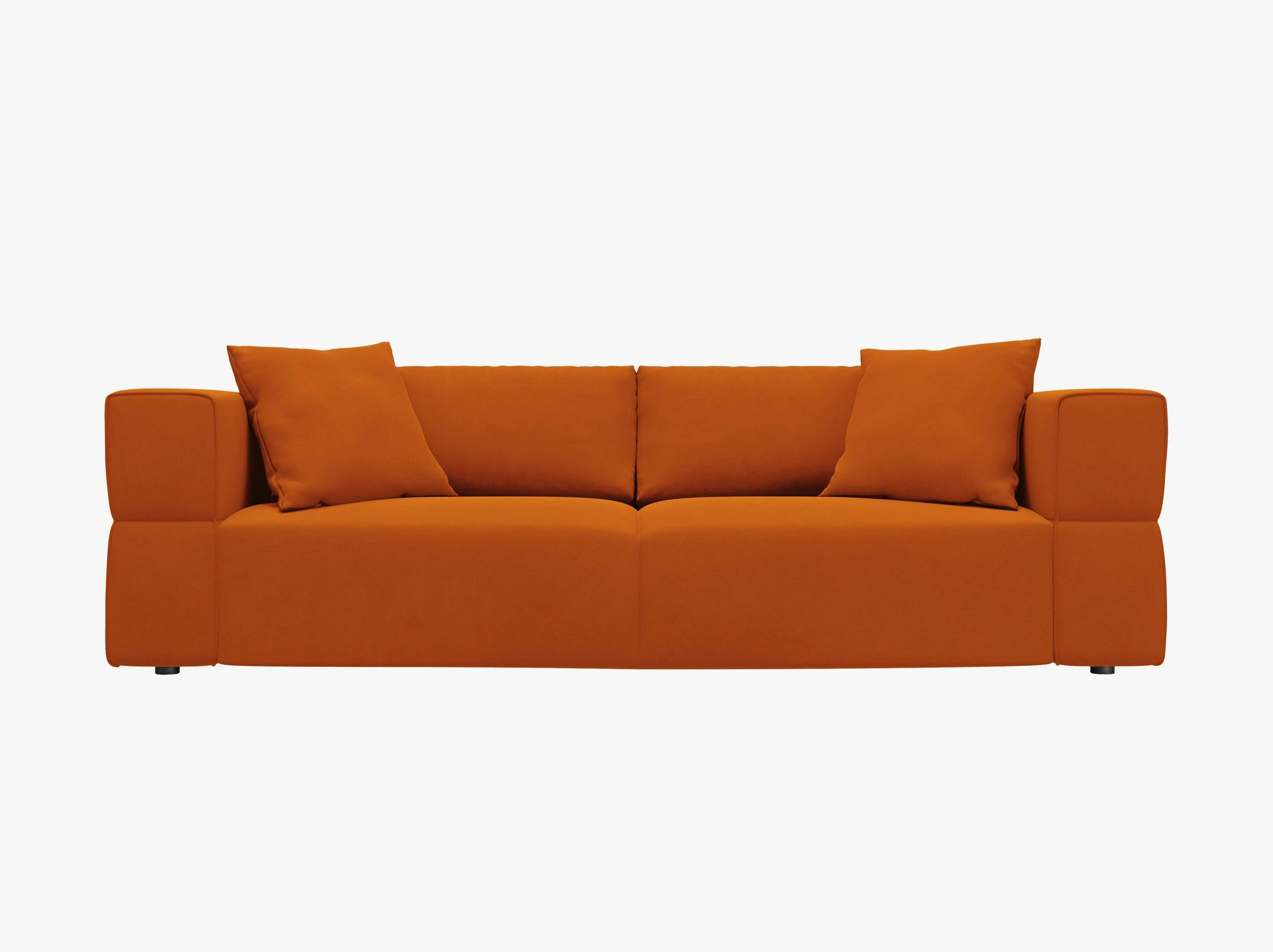 Tyra sofas velvet terracotta