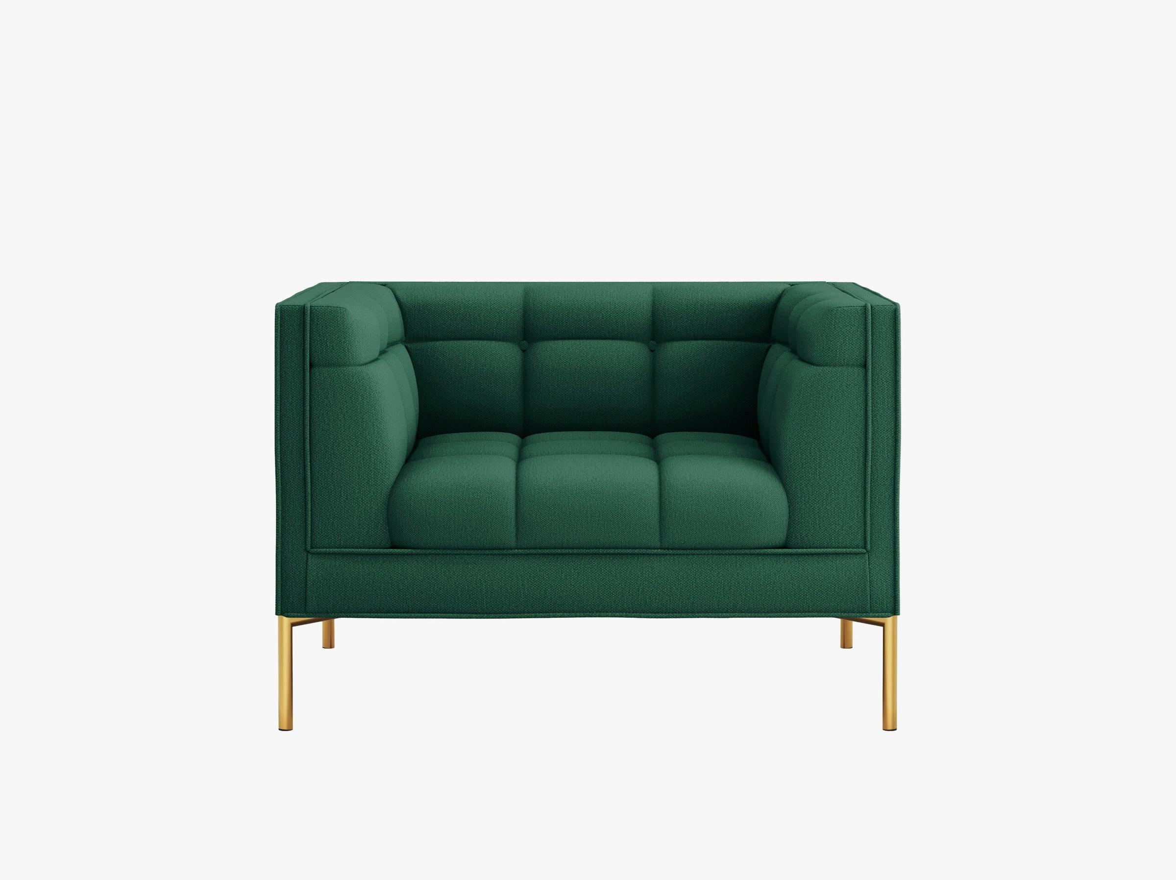 Karoo sofás tejido estructurado verde