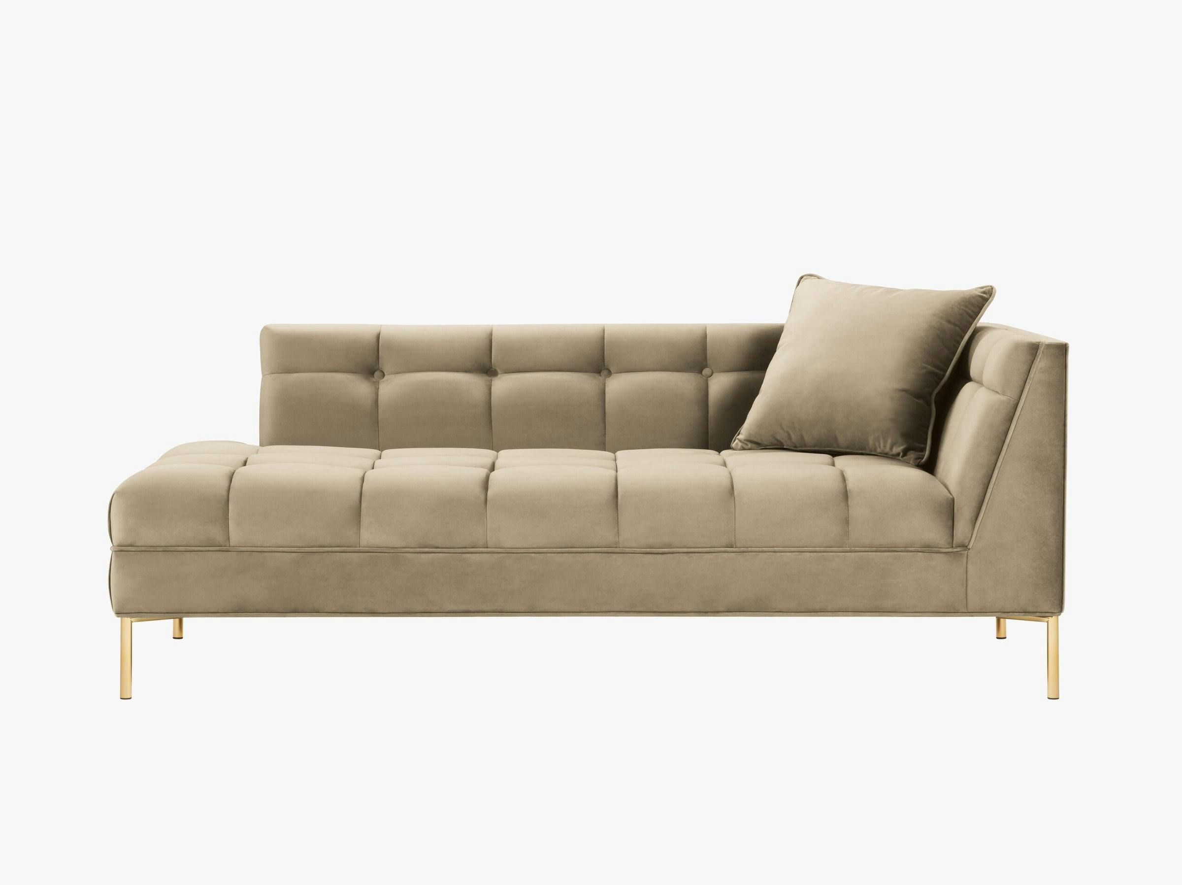 Karoo sofás velluto cappuccino