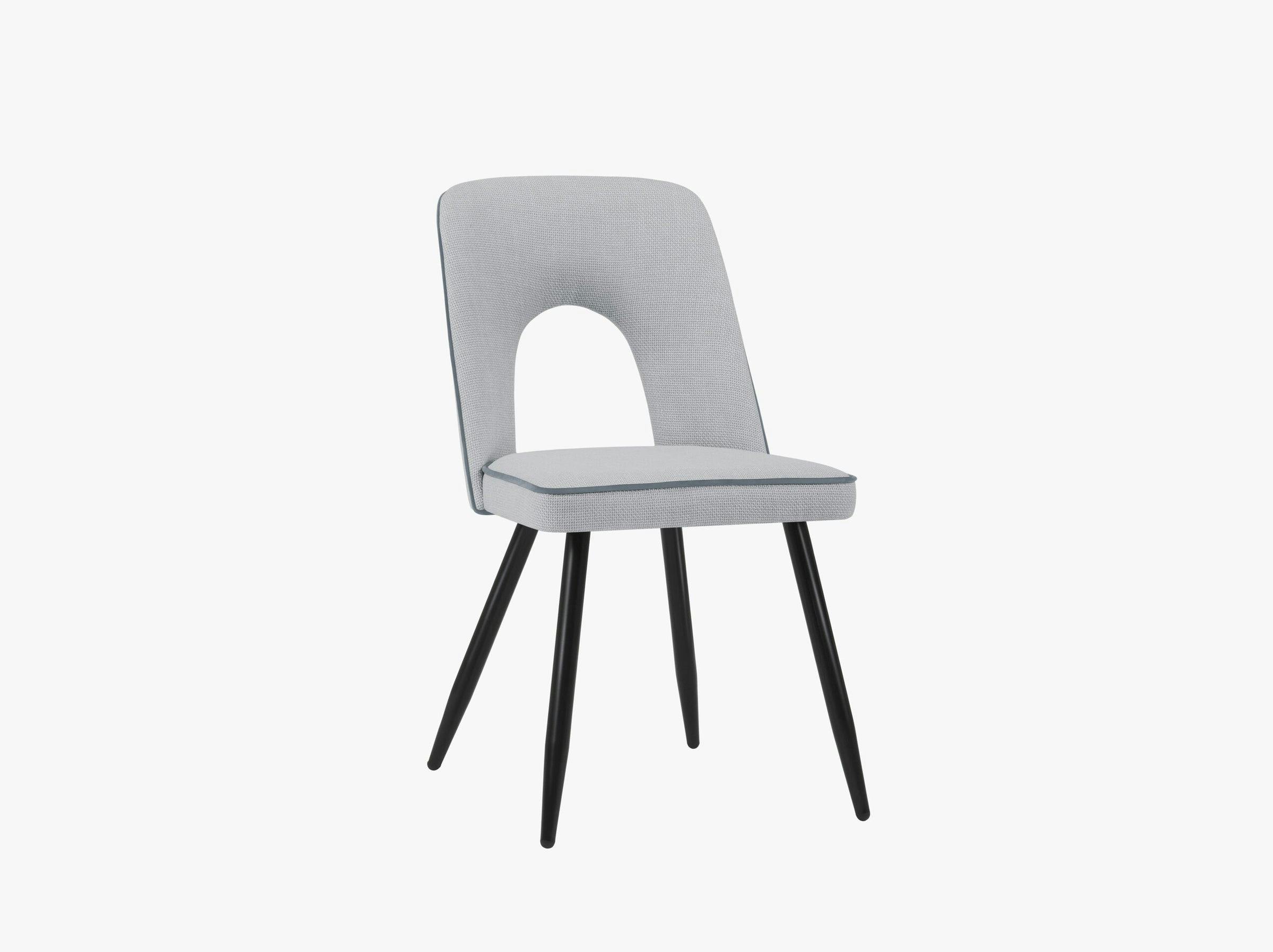 Tim tables & chairs structured fabric light grey