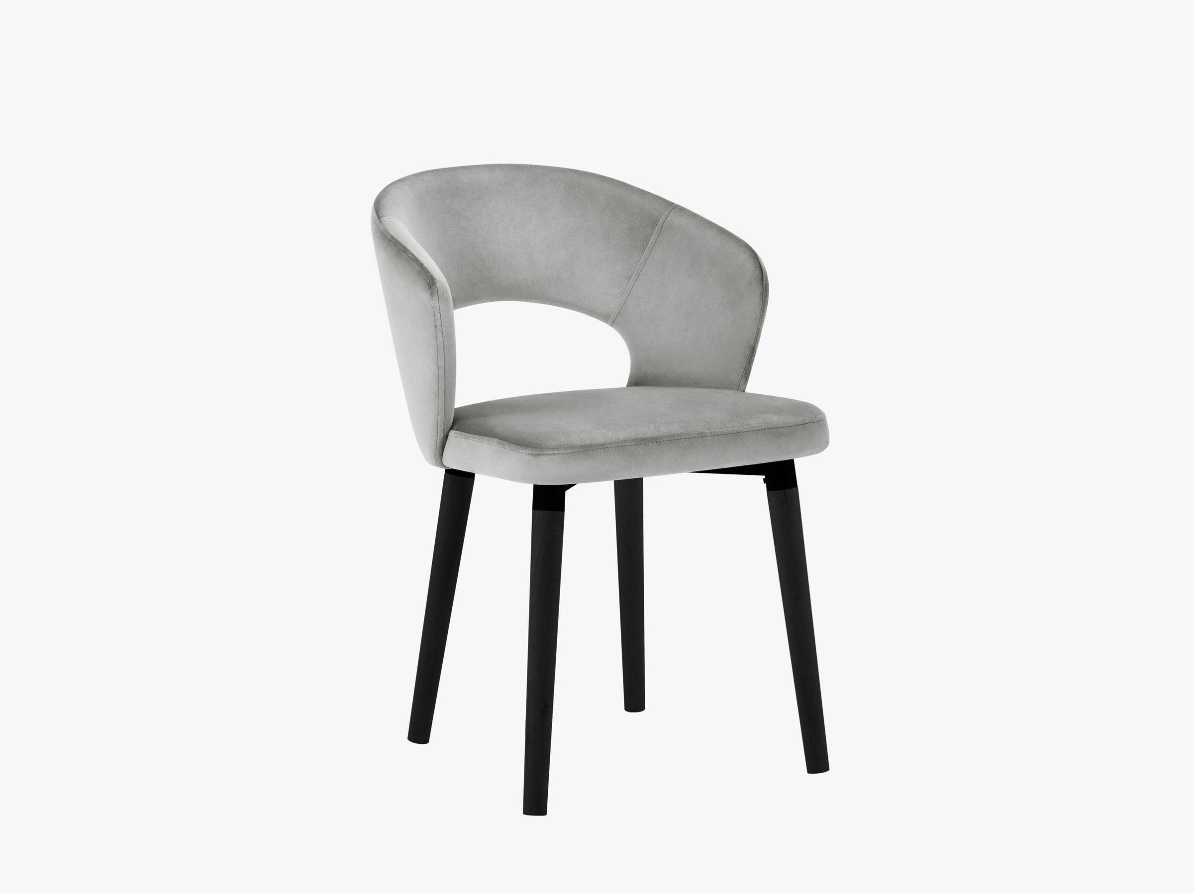 Goa tavoli e sedie velluto grigio chiaro