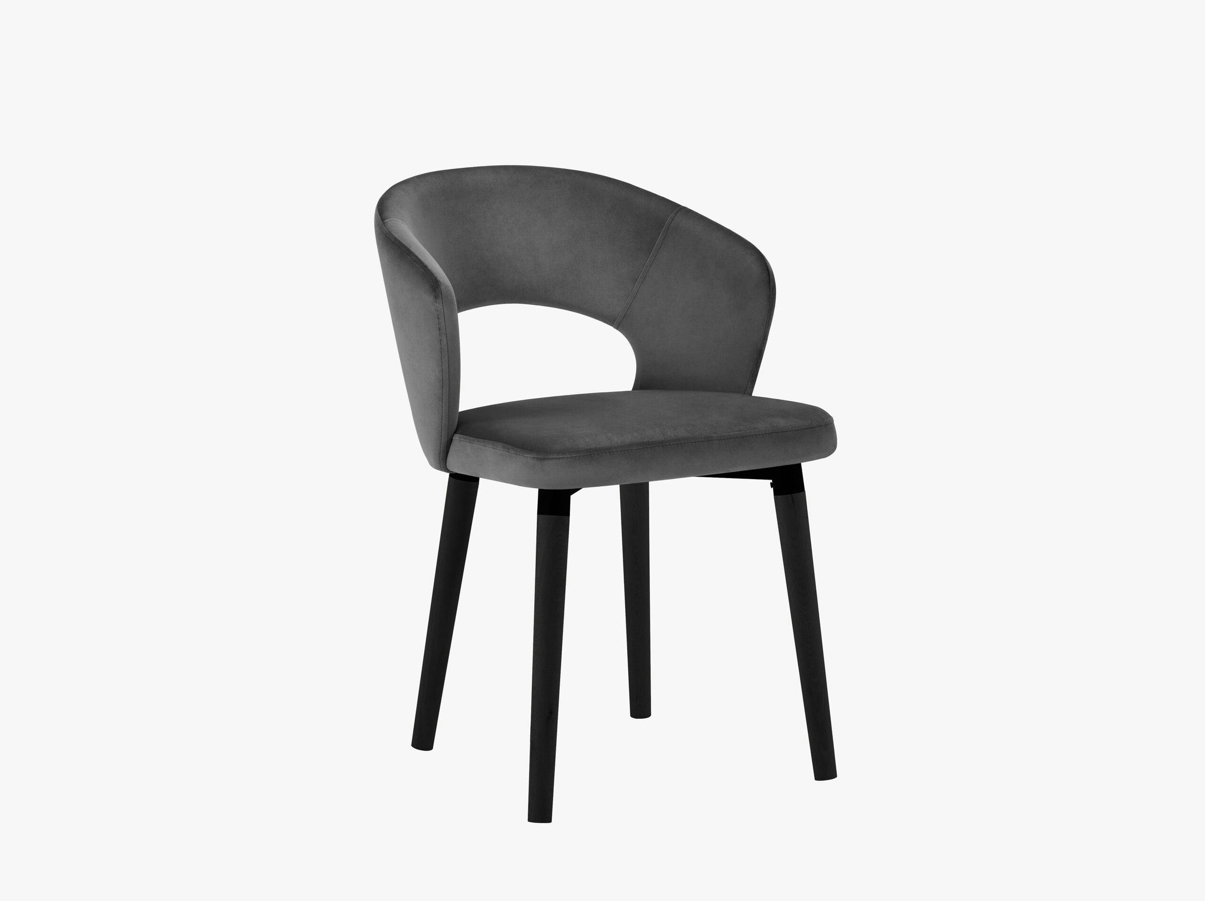 Goa tables & chairs velvet dark grey