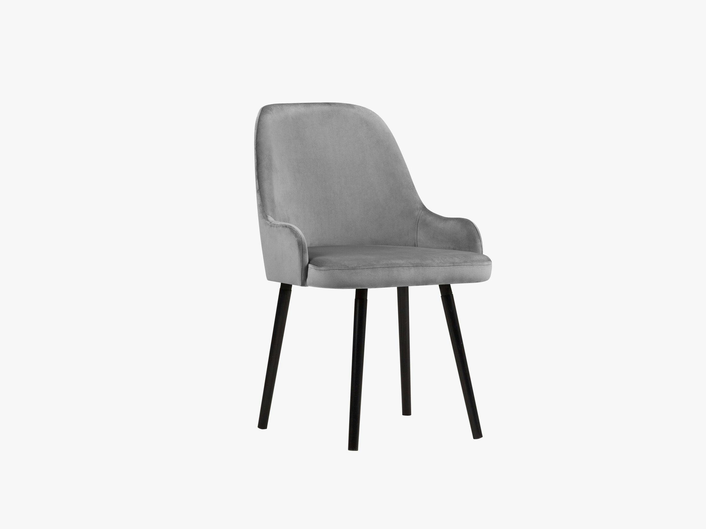 Flint tables & chairs velvet light grey