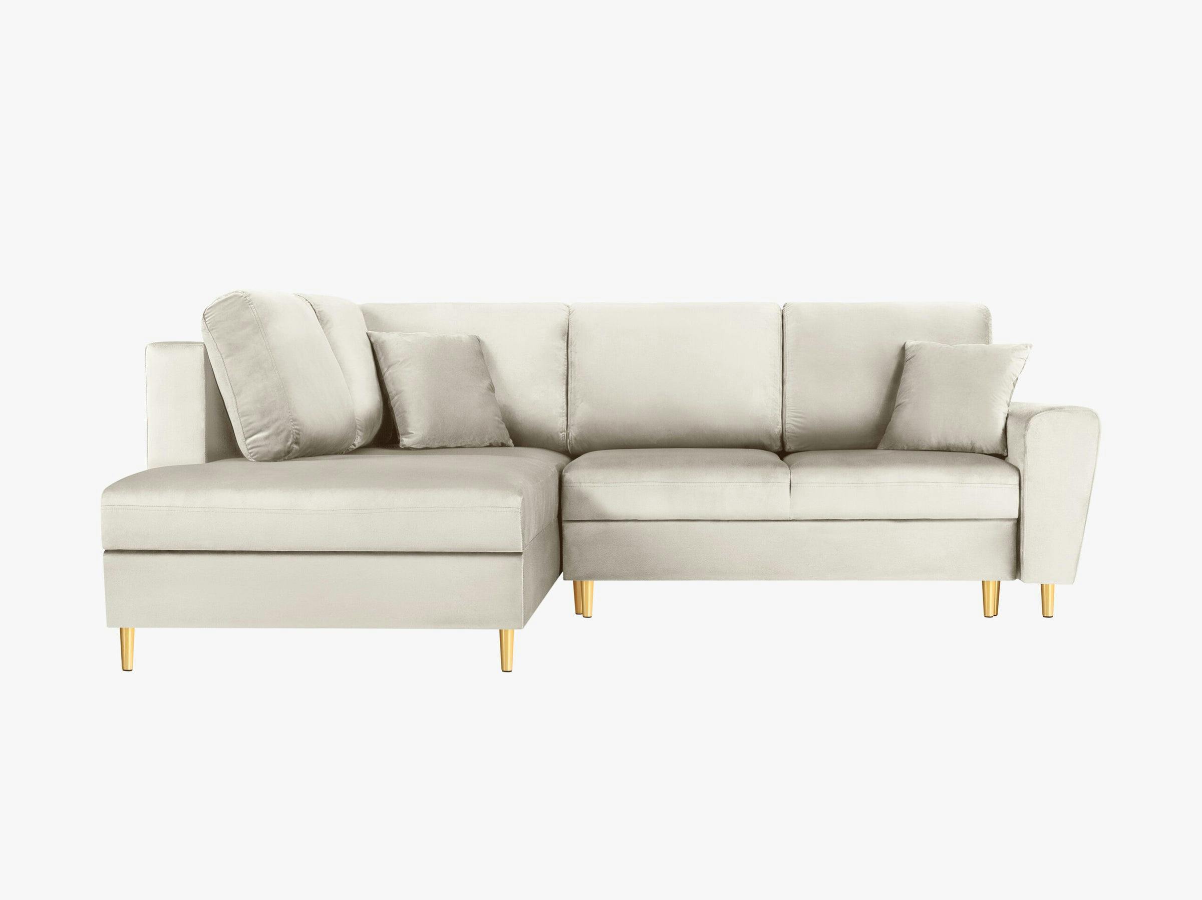 Moghan sofas velvet light beige