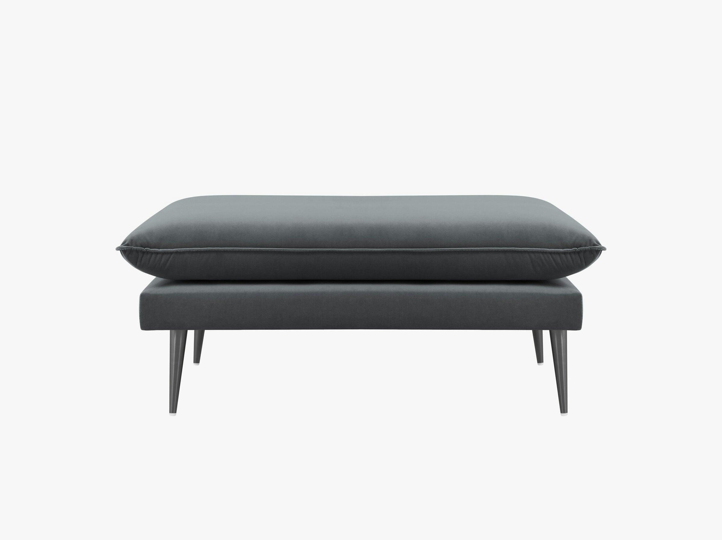 Agate sofas velvet dark grey
