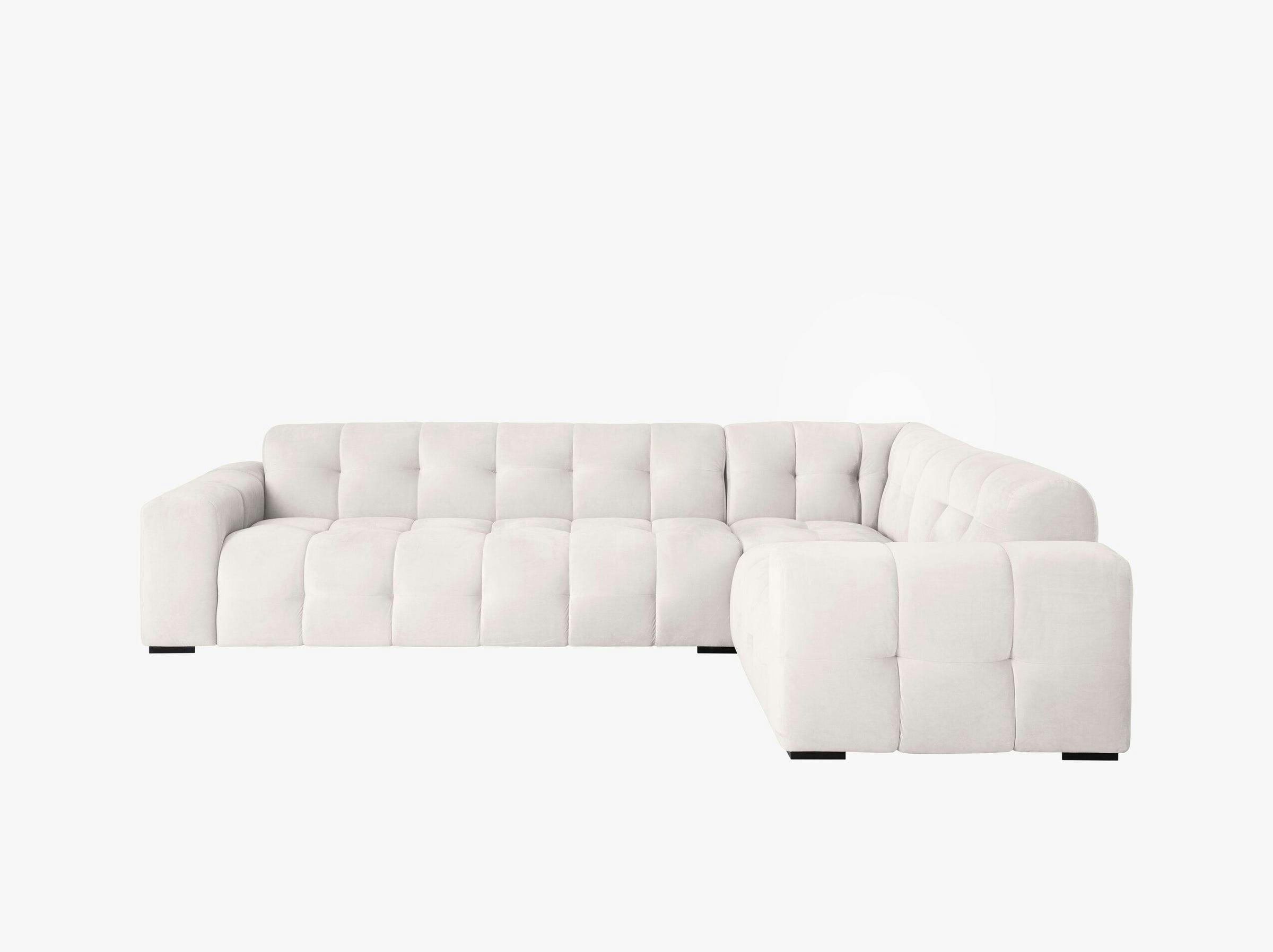 Kendal sofás terciopelo gris claro