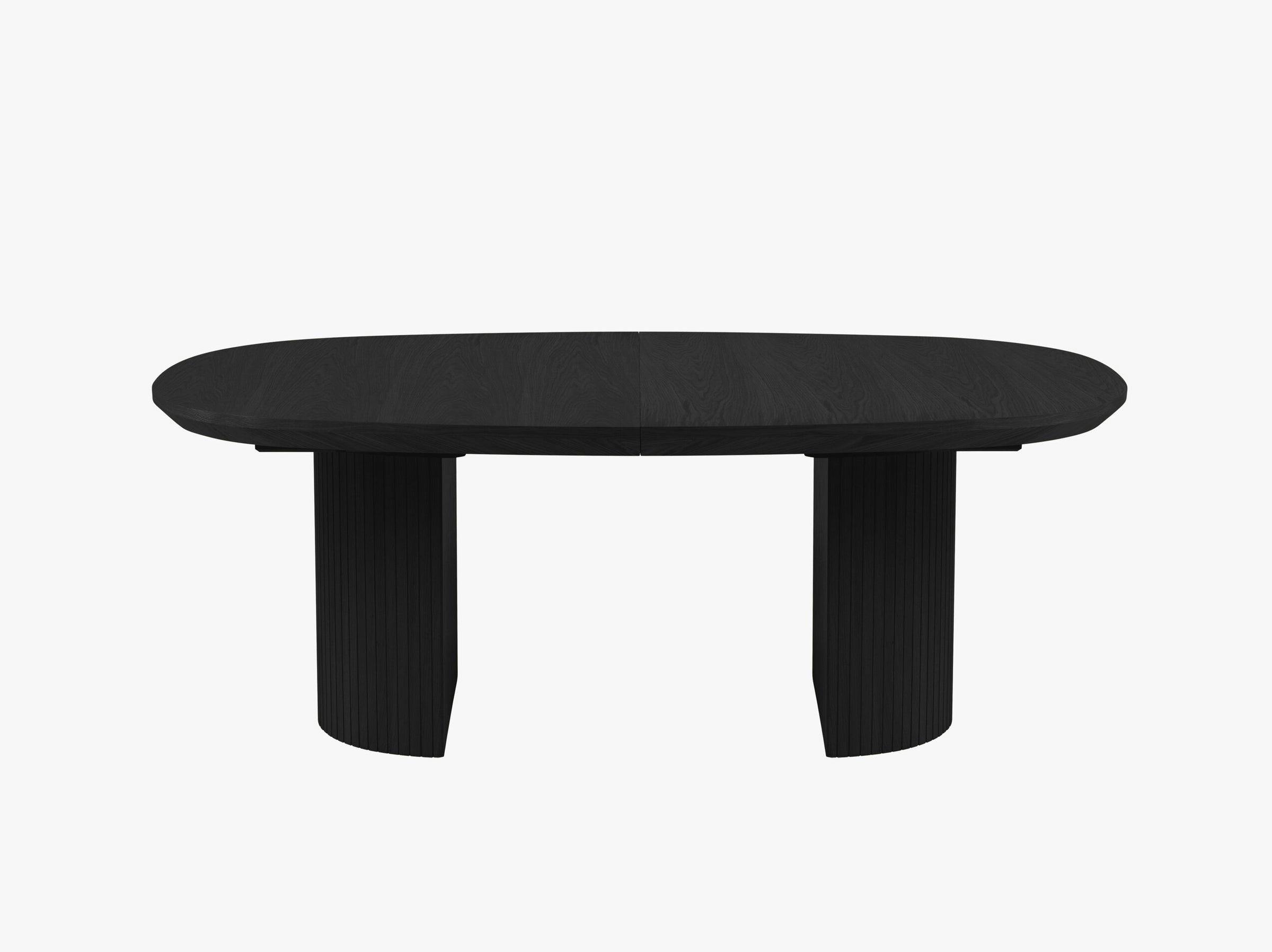 Nido mesas y sillas madera chapa de roble negro y roble negro