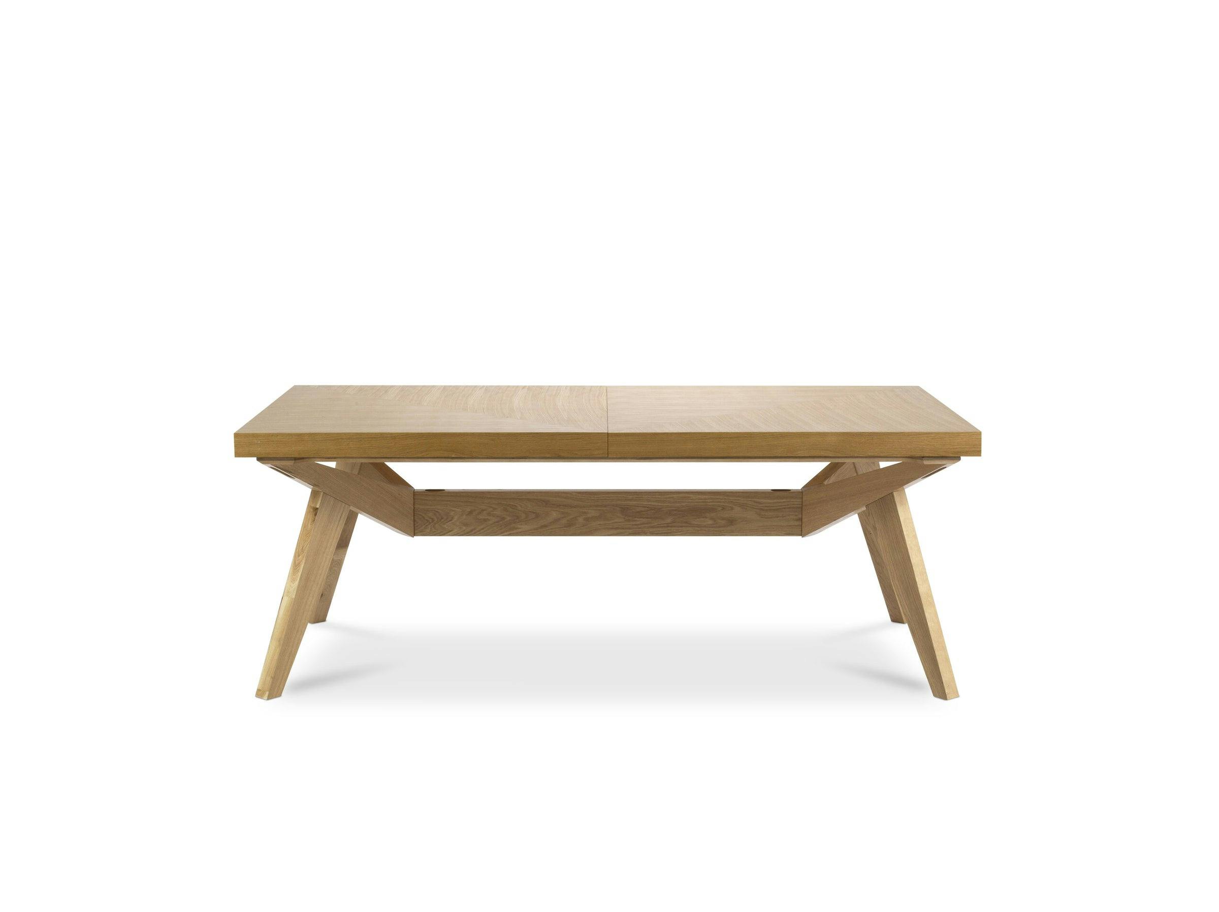 Richie mesas y sillas madera chapa de roble natural