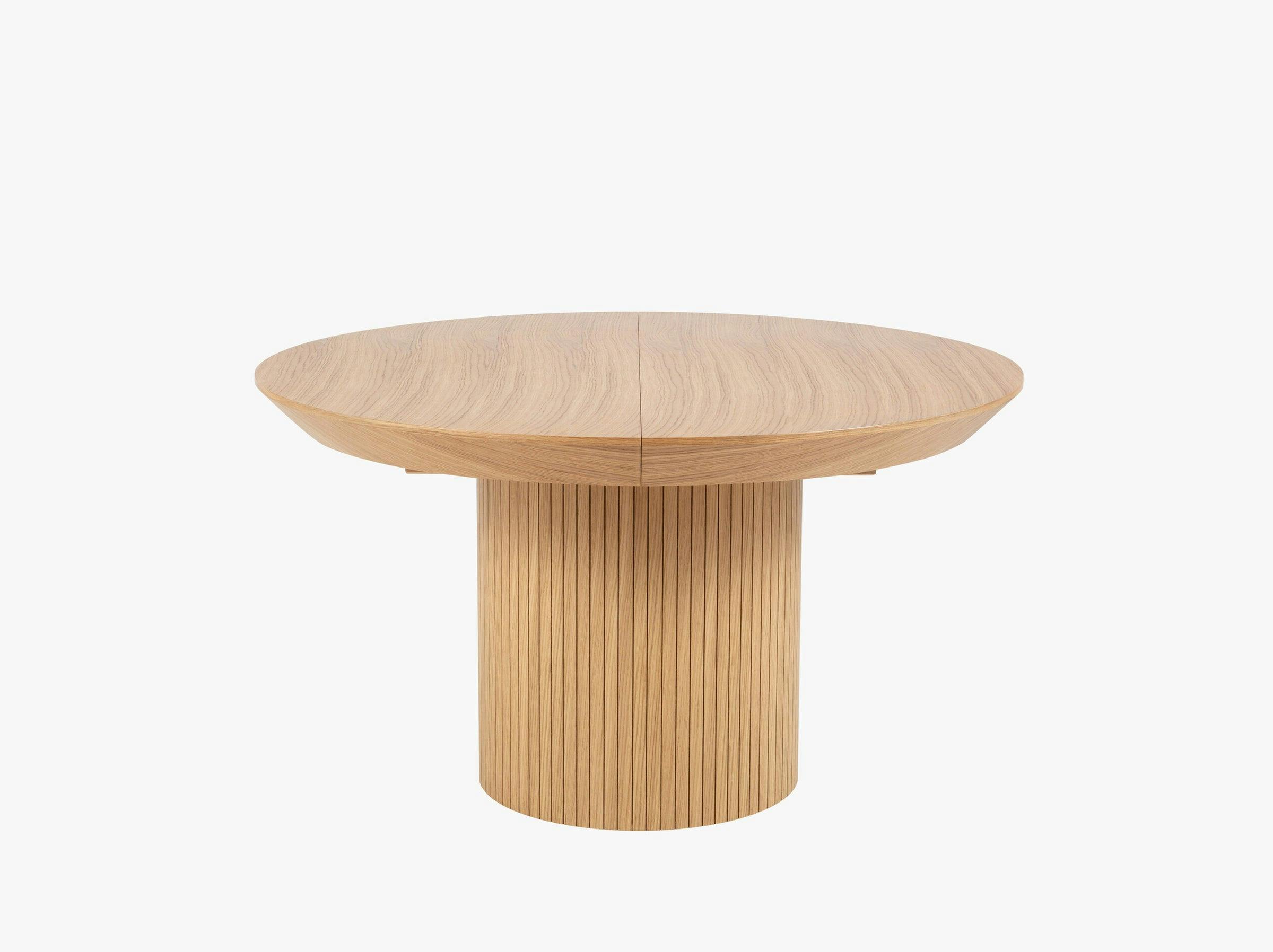 Nicole mesas y sillas madera chapa de roble natural y roble