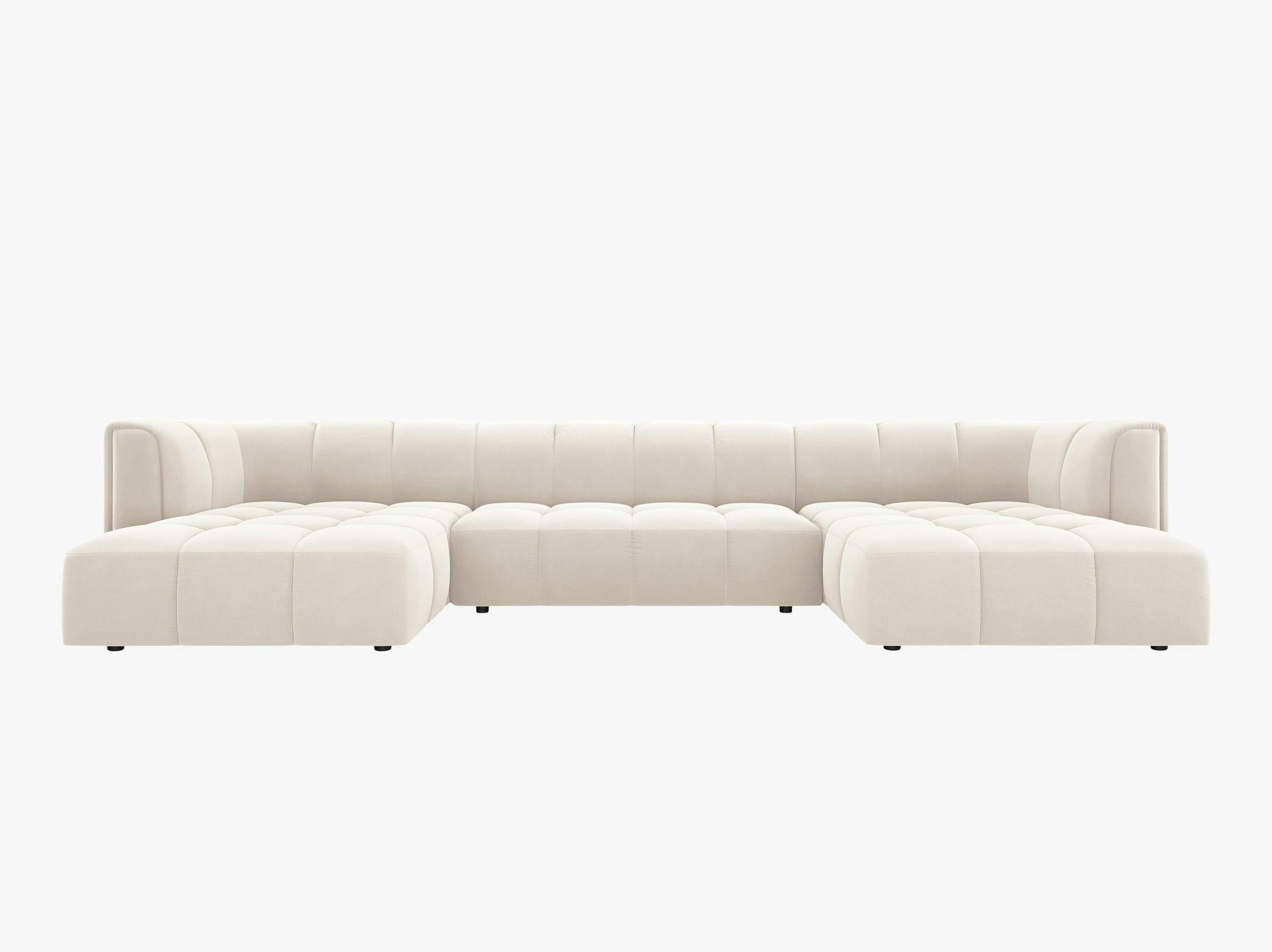 Serena sofas velvet light beige