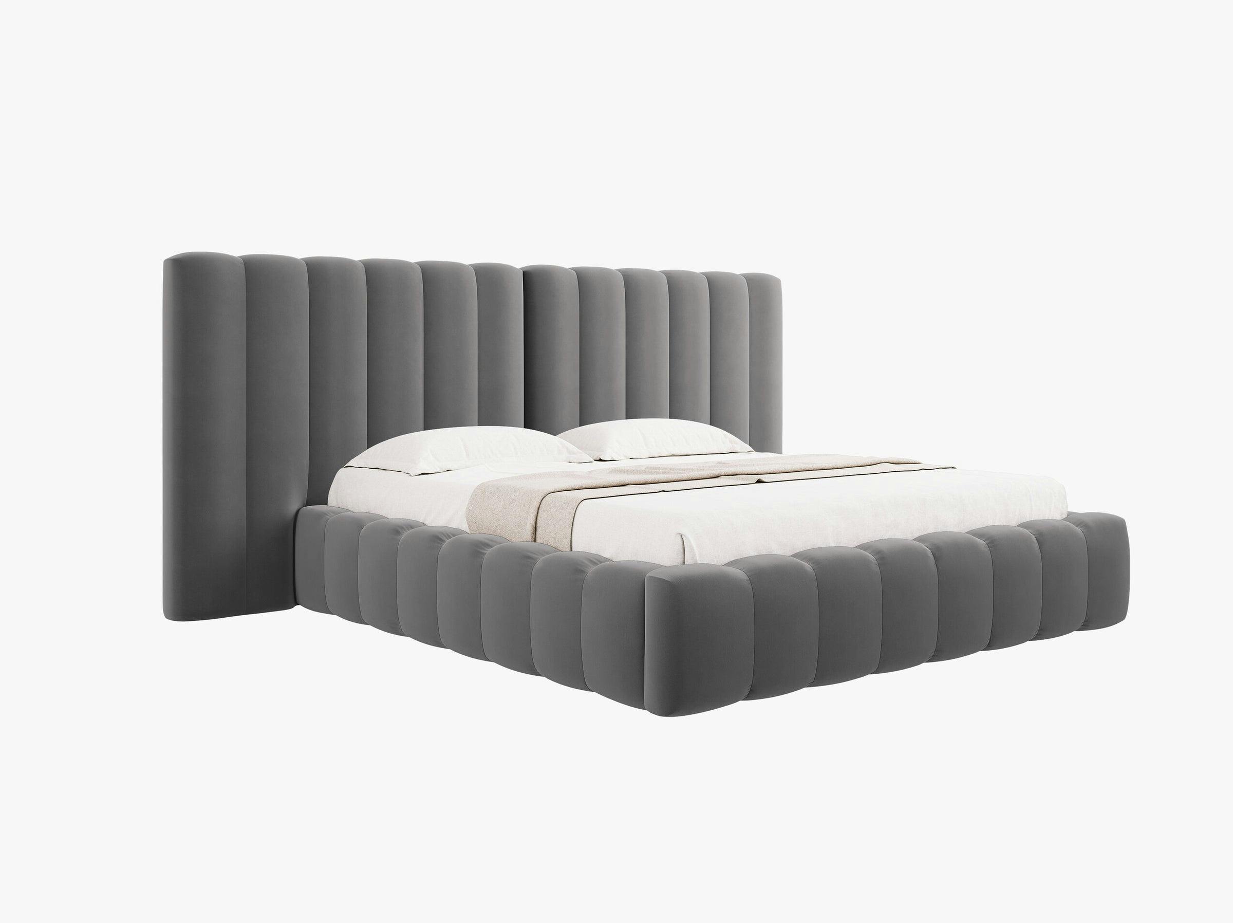 Kelp beds & mattresses velvet grey