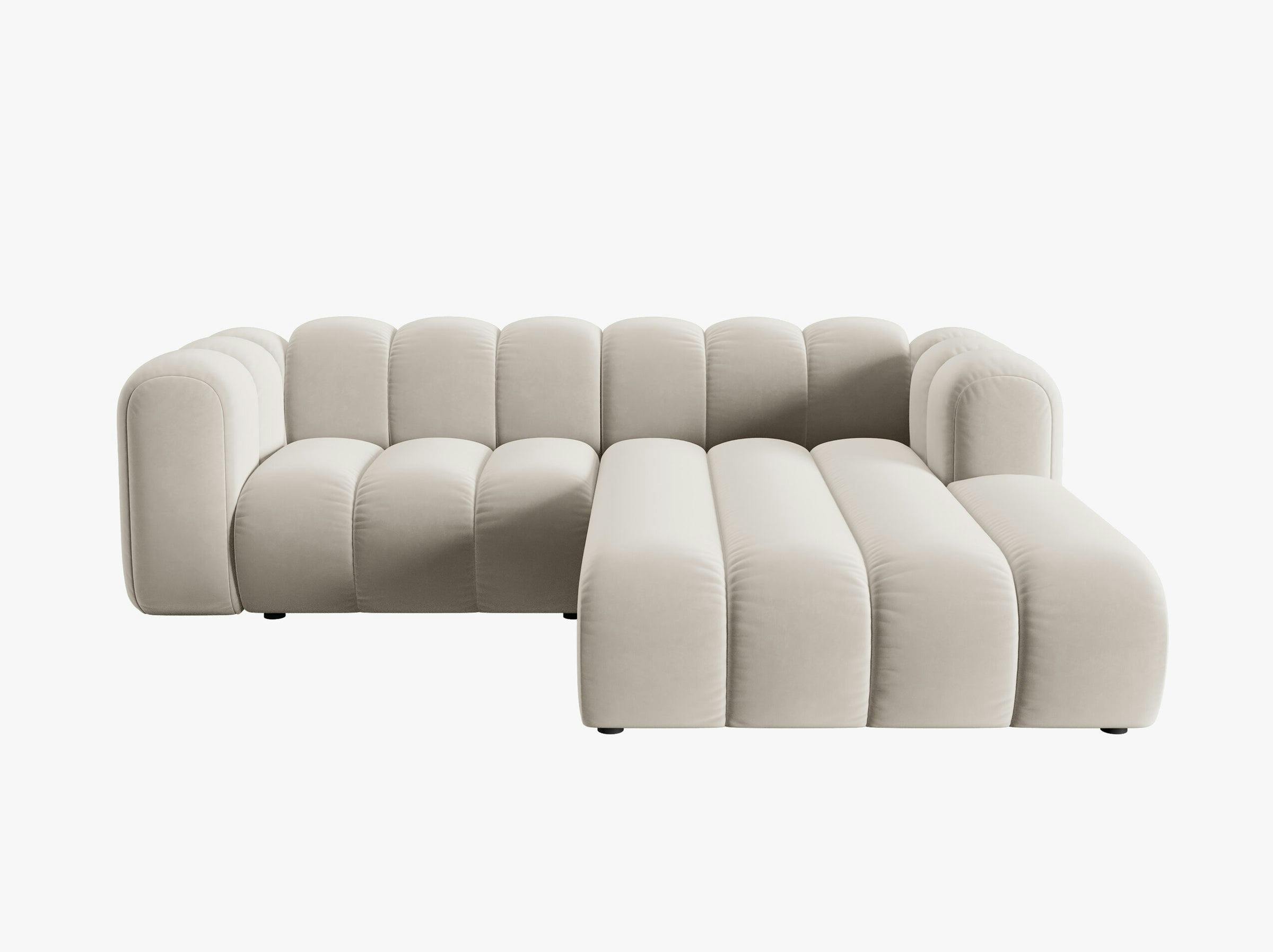 Lupine sofás terciopelo beige