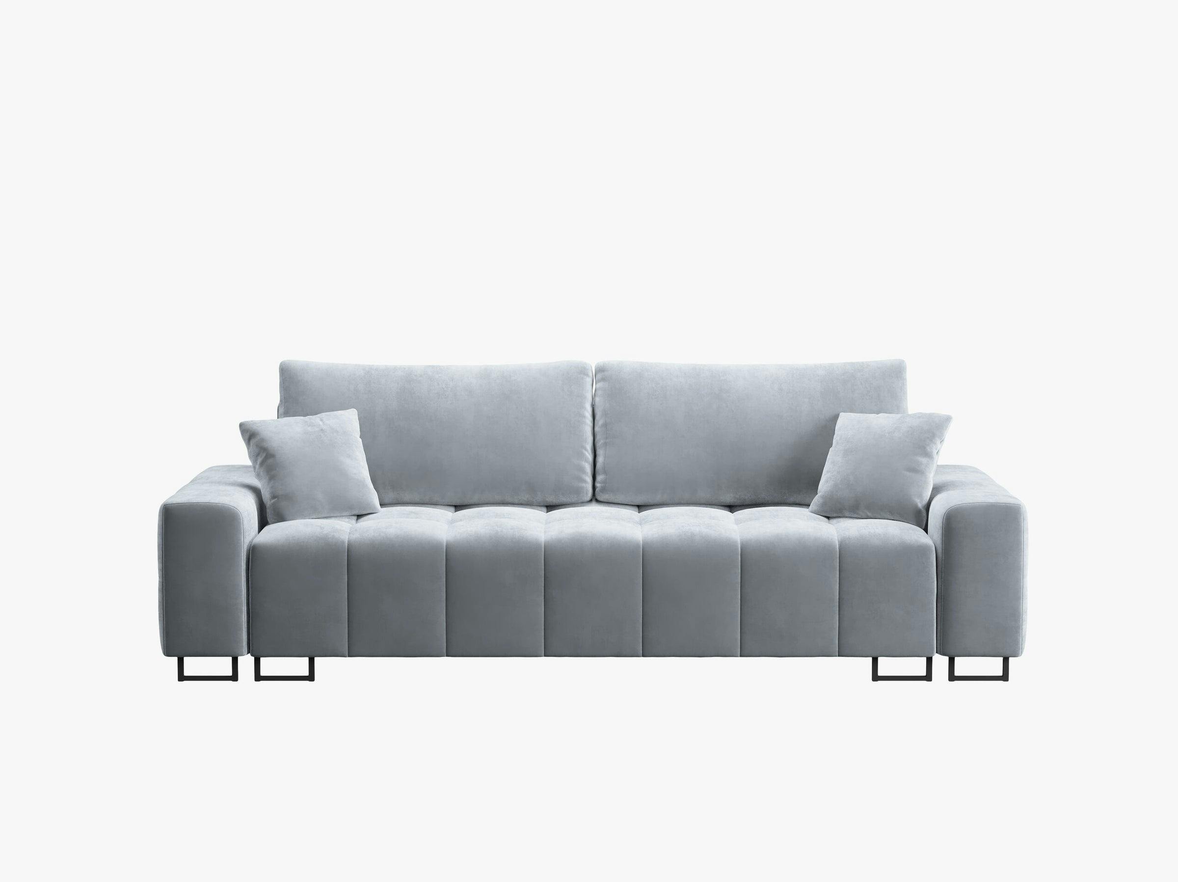 Byron sofás terciopelo azul claro
