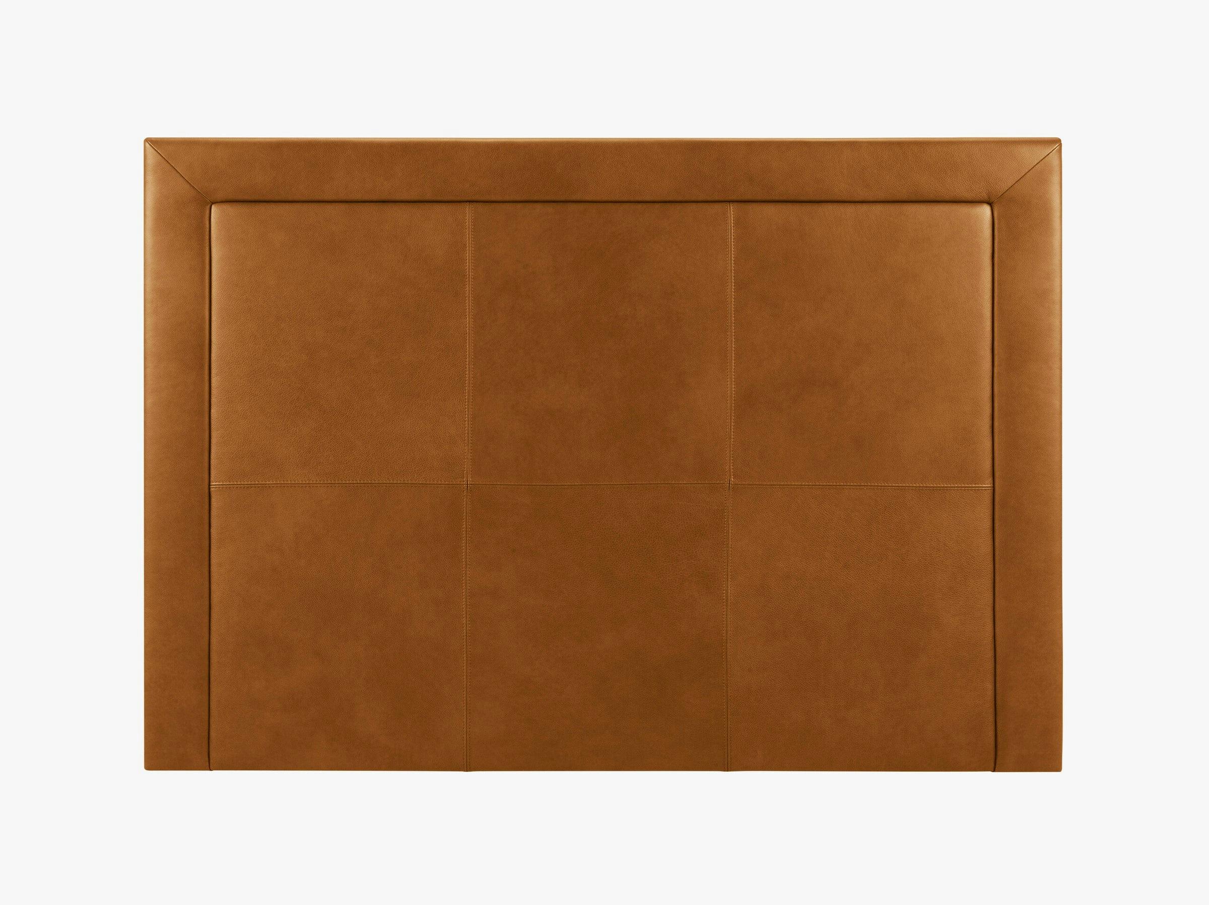 Philippe beds & mattresses genuine leather light brown