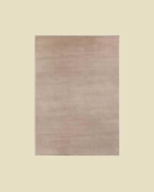 Tapis en laine Micadoni Loom en rose poudré, design uni