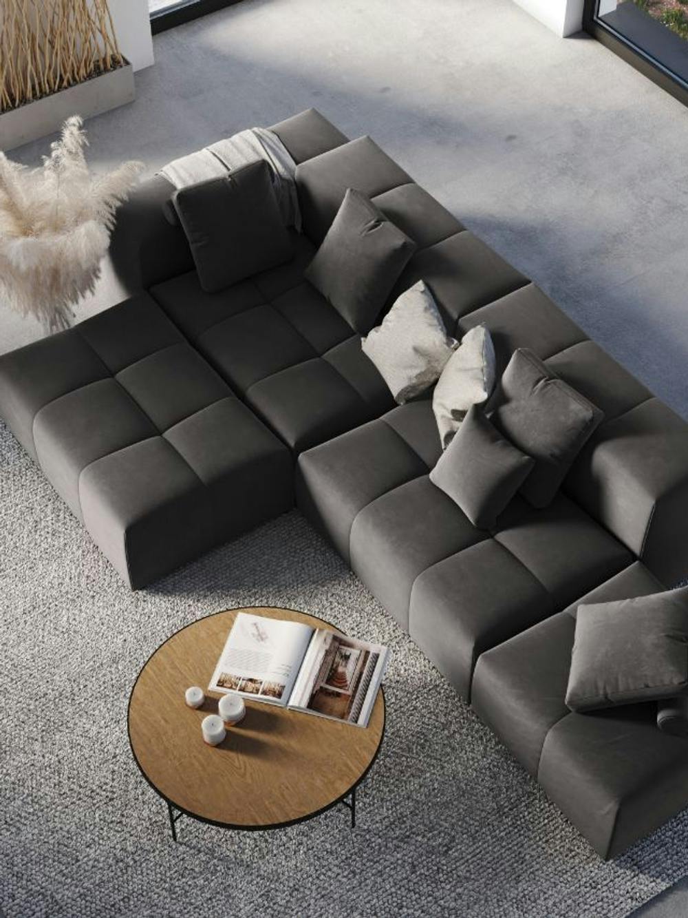 black-modular-sofa-in-modern-living-room