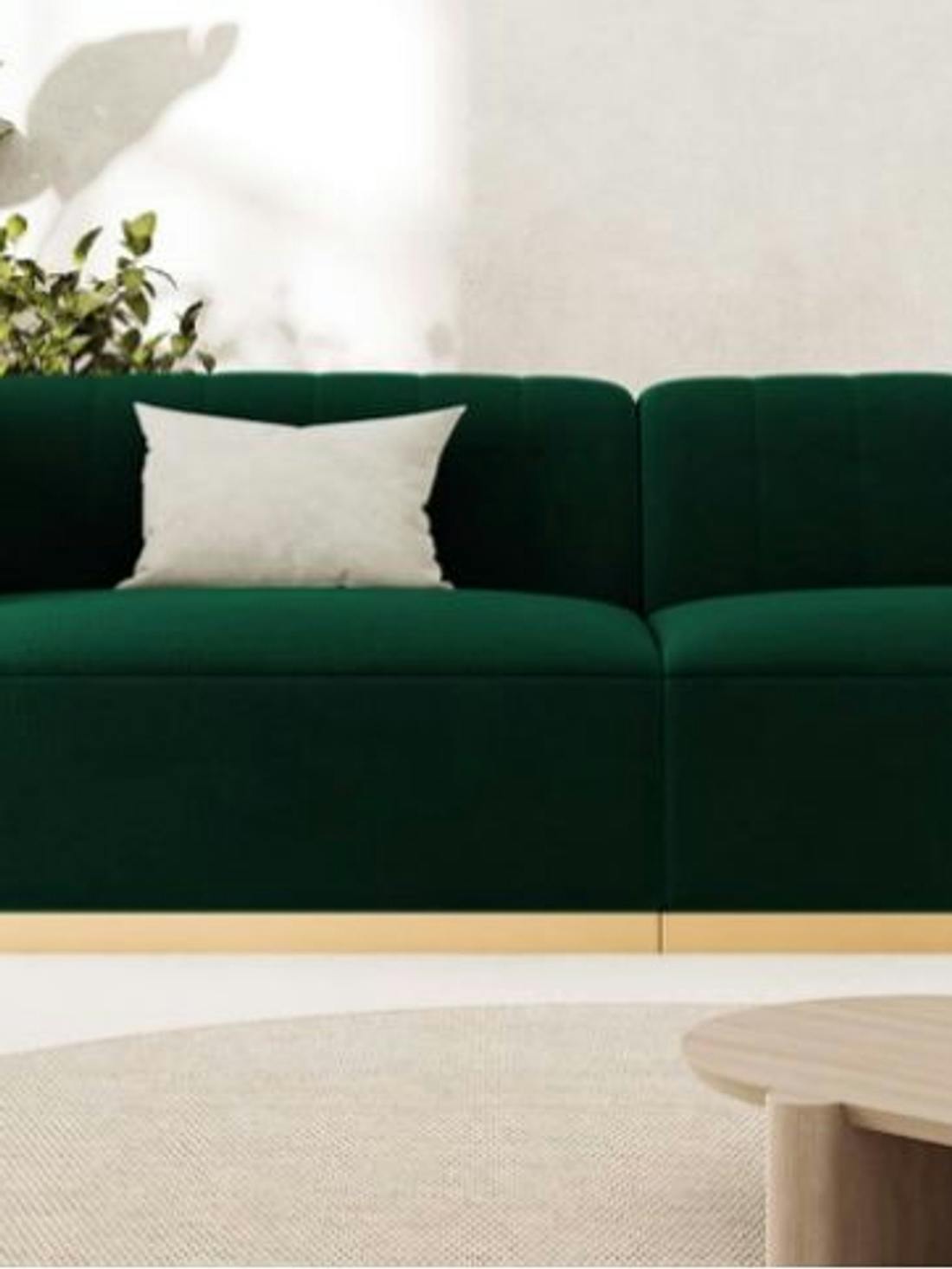 green-sofa-two-seater